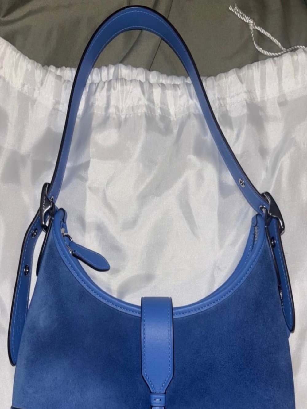 Coach Originals Suede Hamptons Hobo Shoulder Bag